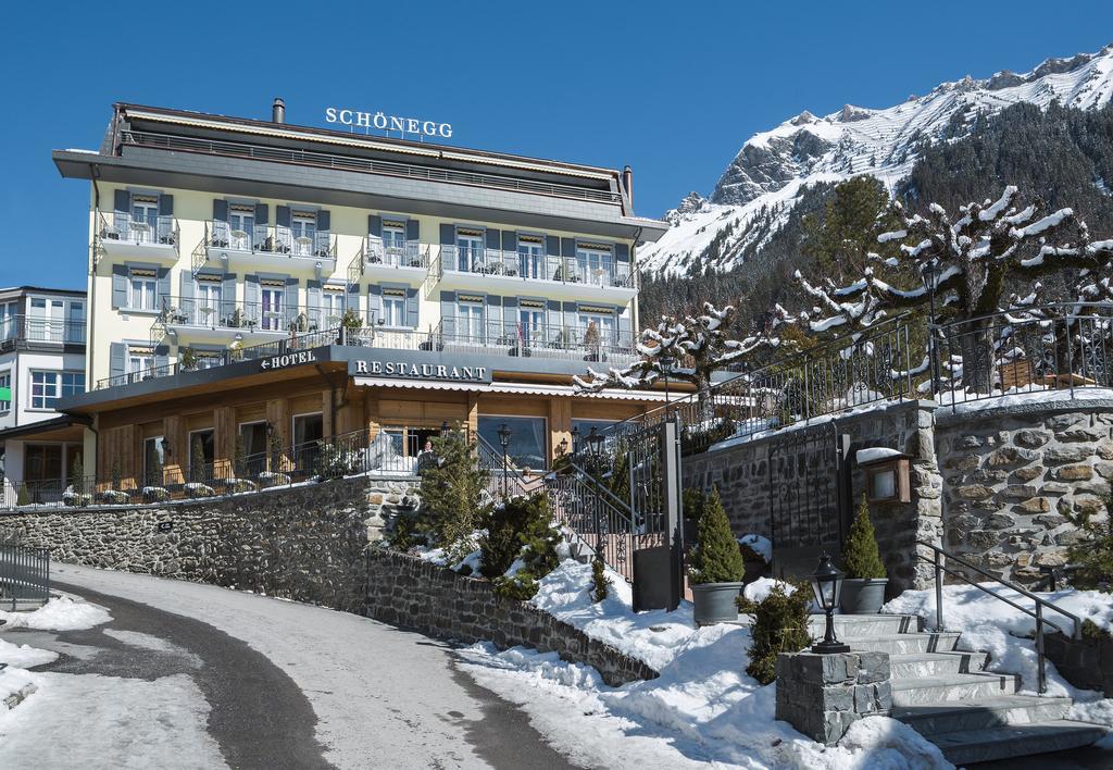 Hotel Schoenegg Wengen Exterior foto
